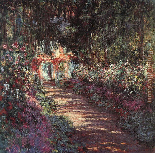Claude Monet The garden in flower